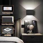 Kawell Modern LED Wall Sconces Up Down LED Wall Light Indoor Outdoor Creative LED Wall Lamp 10W Hallway Wall Mount Light Fixtures for Bedroom Living Room Stairs Porch, Cold White