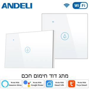 ANDELI Tuya EU US  Israe WiFi Smart Water Heater Boiler Switch 4400W Air Conditioner Switch Works With Alexa Alice Google Home