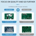 ANDELI Tuya EU US  Israe WiFi Smart Water Heater Boiler Switch 4400W Air Conditioner Switch Works With Alexa Alice Google Home