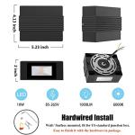 Kawell Modern LED Wall Sconces Up Down LED Wall Light Indoor Outdoor Creative LED Wall Lamp 10W Hallway Wall Mount Light Fixtures for Bedroom Living Room Stairs Porch, Cold White