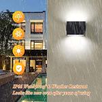 Kawell Modern LED Wall Sconces Up Down LED Wall Light Indoor Outdoor Creative LED Wall Lamp 10W Hallway Wall Mount Light Fixtures for Bedroom Living Room Stairs Porch, Cold White