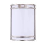 CLOUDY BAY Indoor/Outdoor Motion Sensor LED Wall Light,120V 15W 1000LM Porch Light,3000K/4000K/5000K Selectable,Wet Location,Brushed Nickel