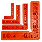 Right Angle Fixing Clip 90 Degree L-shaped with scale Auxiliary Fixture Positioning Panel Fixing Clip Woodworking Clamping Tool