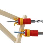 1pc Screw Fixer Holder - Universal Fixing Fixture Set For Woodworking, Carpentry And Drill Screws - Plastic Screw Fixer Fixture