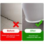 1pc Bathroom Waterproof Wall Stickers Sealing Tapes PVC Adhesive Sealing Strips Sink Edge Tape Kitchen Bathroom Accessories