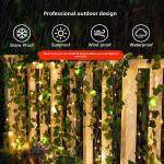 Flower Green Leaf String Lights Artificial Vine Fairy Lights Battery Powered Christmas Tree Garland Light for Weeding Home Decor