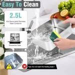 TINSOL New 3.5L Electric Heated Lunch Box No Water Refillable Food Heated Lunch Box Car Work Lunch Heater 90W Fast Heating