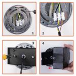 Kawell Modern LED Wall Sconces Up Down LED Wall Light Indoor Outdoor Creative LED Wall Lamp 10W Hallway Wall Mount Light Fixtures for Bedroom Living Room Stairs Porch, Cold White