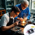 Wire Welding Fixture Clamp Spring Loaded Electrical Wire Holder Tool for Soldering Splicing Repair Workbench