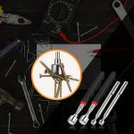 Telescopic magnet picking tool for hard to reach areas