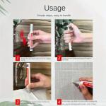 Waterproof Ceramic Tile Grout Marker, Mold-Resistant Seam Pen for Kitchen & Bathroom Wall and Floor Repair Repair Marker