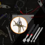 Telescopic magnet picking tool for hard to reach areas