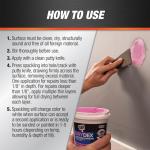 Quick-Dry Acrylic Spackling Compound, 32 oz