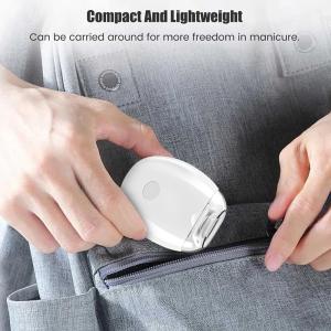 2 IN 1 Electric Nail Clipper Cutter With LED Light Automatic Nail Grinder Trimmer For Baby Adult Mini Manicure Tools Nail Care