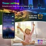 USB RGB LED Strip Light Christmas 5V 5050 Flexible Ribbon Tape Lamp Remote App Control Music Sync Backlight Room Decorations