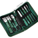 6-9 Pcs Manicure Set With Leather Case Professional Foot And Face Care Tool Kits Stainless Steel Nail Clipper Sets Gift