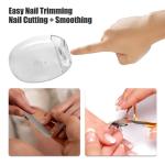 2 IN 1 Electric Nail Clipper Cutter With LED Light Automatic Nail Grinder Trimmer For Baby Adult Mini Manicure Tools Nail Care