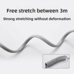 2m 3m 5m Spring Shower Hose Meters Water Plumbing Hose Plastic Bathroom Water Toilet Bidet Sprayer Telephone Line soft Hoses