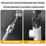 Universal Internal External Pipe Threading Tool Compact Durable Hand Tool for Fast Pipe Fittings and Plumbing Repairs