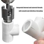 Universal Internal External Pipe Threading Tool Compact Durable Hand Tool for Fast Pipe Fittings and Plumbing Repairs