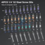42 in 1 Magnetic Screwdriver Set, DIY Ratchet Screwdriver Set Multi Bit Magnetic