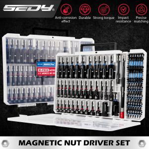 80PC Magnetic Impact Nut Driver Set Metric & SAE with Adapter 1/4'' Quick Change