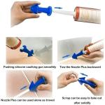 3pcs Multi-functional Silicone Sealant Nozzle Scraper Floor Caulking Tools Silicone Sealant Nozzles Kit Home Improvement Set A