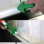 3pcs Multi-functional Silicone Sealant Nozzle Scraper Floor Caulking Tools Silicone Sealant Nozzles Kit Home Improvement Set A