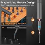 42 in 1 Magnetic Screwdriver Set, DIY Ratchet Screwdriver Set Multi Bit Magnetic