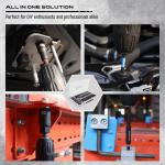 80PC Magnetic Impact Nut Driver Set Metric & SAE with Adapter 1/4'' Quick Change