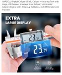 Digital Caliper,  Caliper Measuring Tool with Backlight LCD Scree...