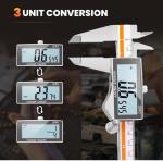 Digital Caliper,  Caliper Measuring Tool with Backlight LCD Scree...