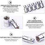 53 Pc SAE and Metric Mechanics Tool Set and Ratchet Socket Set 1/4in 3/8in Drive