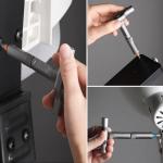 25Pcs 24 in 1 Multifunction Screwdriver Head Set Household Repair Ratchet Wrench