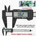 6" 150mm Digital Caliper Micrometer LCD Gauge Vernier Electronic Measuring Tool