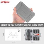 Hi-Spec 68pc Long Extended Screw Driver Bits and Mini Ratchet Wrench Handle Set.