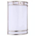 CLOUDY BAY Indoor/Outdoor Motion Sensor LED Wall Light,120V 15W 1000LM Porch Light,3000K/4000K/5000K Selectable,Wet Location,Brushed Nickel