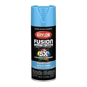 Krylon K02941007 Fusion All-In-One, Satin, Bluebird, 12 oz.