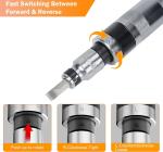 14Pc 1/2" Heavy Duty Impact Screwdriver Driver Set SAE Reversible w/ Metal Case.