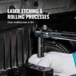 VEVOR Impact Sockets Set 65pcs 6-Point 1/2in Drive Bit Ratchet Tool Kit Case