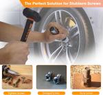 14Pc 1/2" Heavy Duty Impact Screwdriver Driver Set SAE Reversible w/ Metal Case.