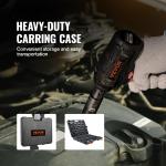 VEVOR Impact Sockets Set 65pcs 6-Point 1/2in Drive Bit Ratchet Tool Kit Case