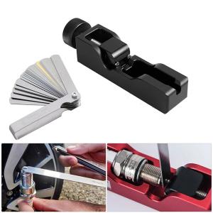 Spark Plug Gap Tool & 32 Blades Metric Feeler Gauge Gap Filler Measuring Tools