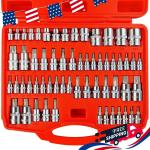 Master Torx Bit Socket and External Torx Socket Set, 60-Piece