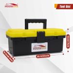 HOUSERAN 12-Piece Household Hand Tool Set with Toolbox – Heavy Duty CRV Pliers, Adjustable Wrench, Rubber Mallet & Claw Hammer for Home, Garage, Automotive & DIY Projects