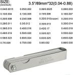 Spark Plug Gap Tool & 32 Blades Metric Feeler Gauge Gap Filler Measuring Tools
