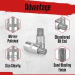 Master Torx Bit Socket and External Torx Socket Set, 60-Piece