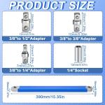 Impact Ready Offset Extension Wrench 1/2" 1/4" 3/8" Tight Spaces Extension Tool