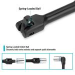 DURATECH 3PCS 6" 10” 15" Breaker Bar Set 1/4" 3/8" 1/2" Drive 180°Rotatable Head