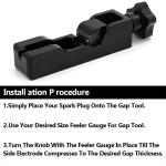 Spark Plug Gap Tool & 32 Blades Metric Feeler Gauge Gap Filler Measuring Tools